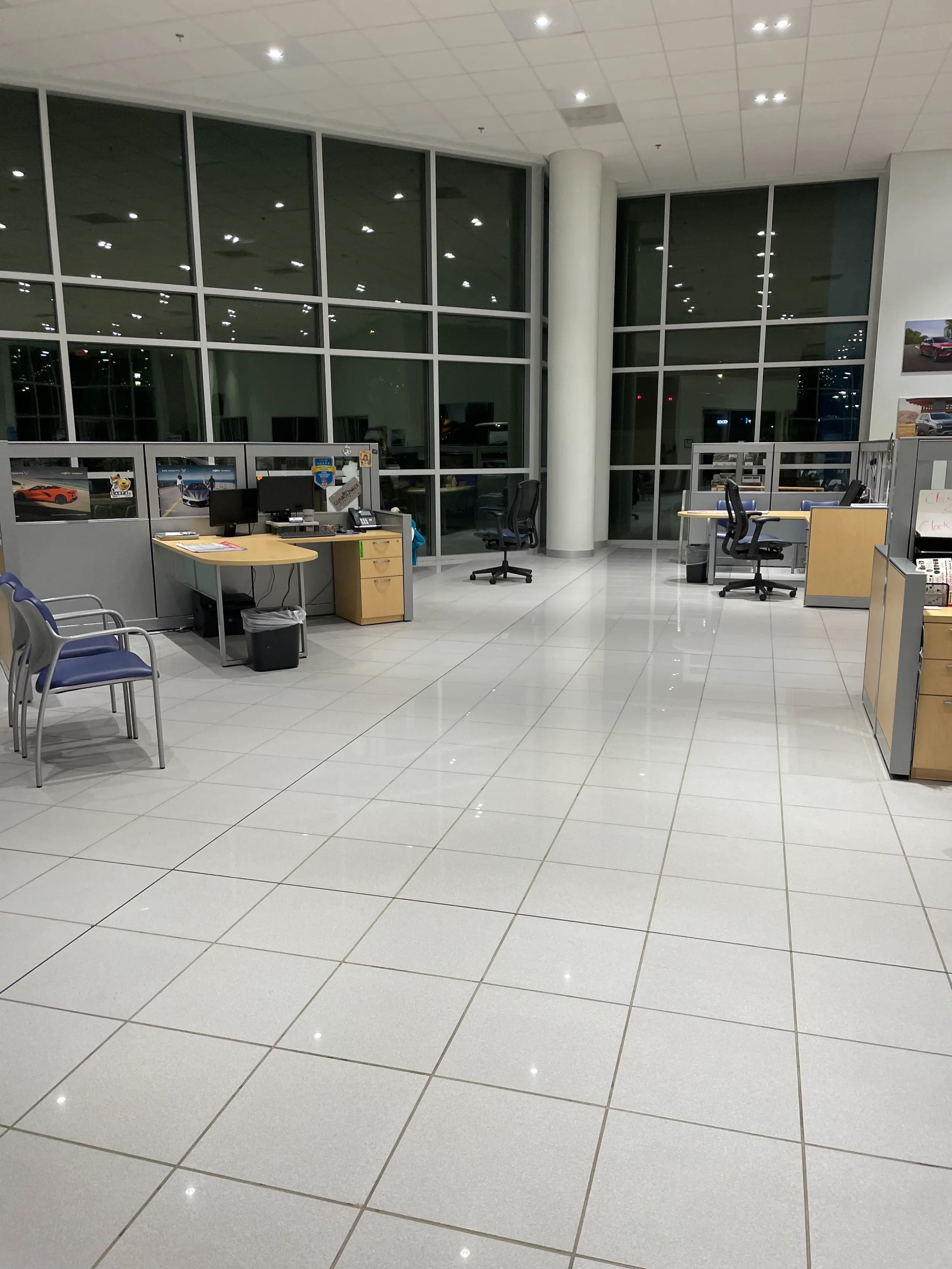 Showroom floor cleaning in Charlotte, NC